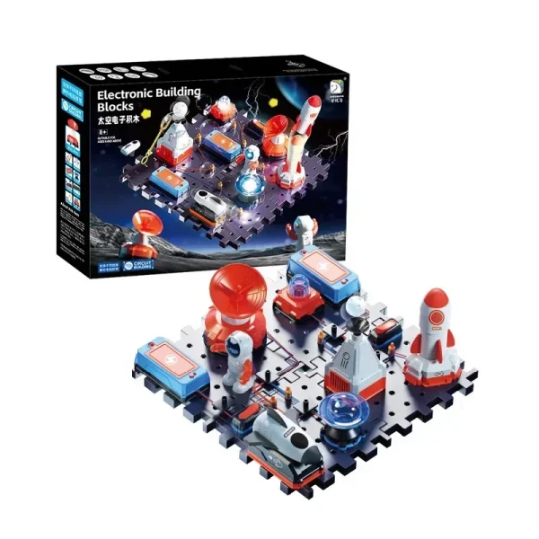 STEAM Electronic Building Blocks DIY Science Experiment Kit Simulated Circuit Assembly Toy Basic Electrical Knowledge Education - Image 6